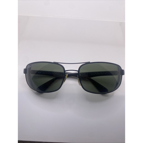 Ray-Ban Sunglasses FRAMES ONLY RB3445 Polarized Aviator 61-17 Black 148 - Picture 1 of 16